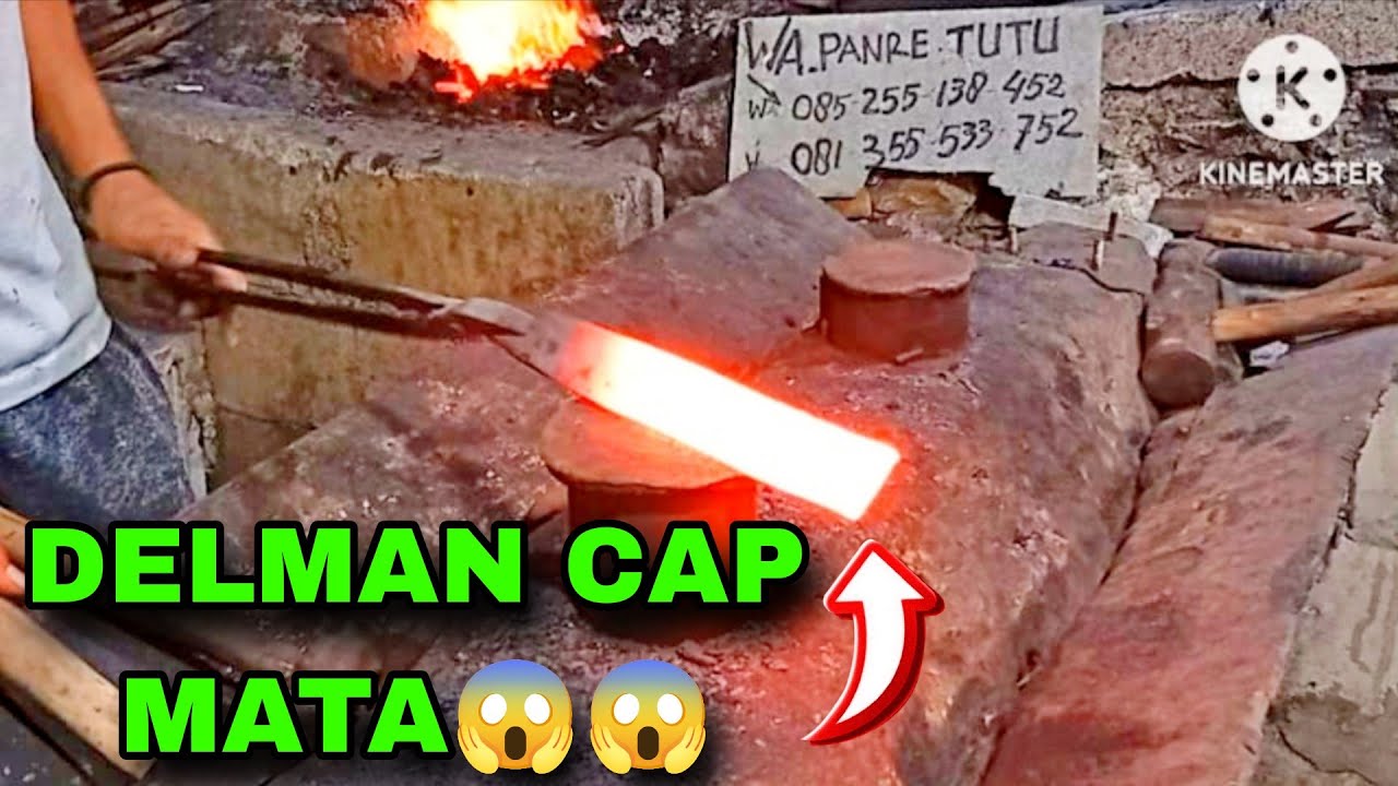 🔴Proses pembuatan golok sembelih dari per delman baja yang sangat terkenal😱😱