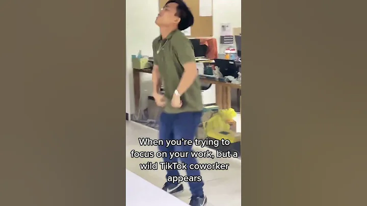 When you're trying to focus on your work, but a wild TikTok coworker appears