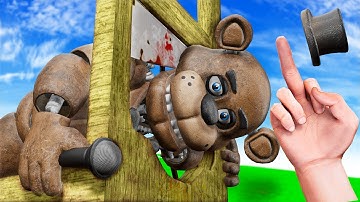 Torturing FNAF Characters With GIANT Guillotine... (Bonelab VR)