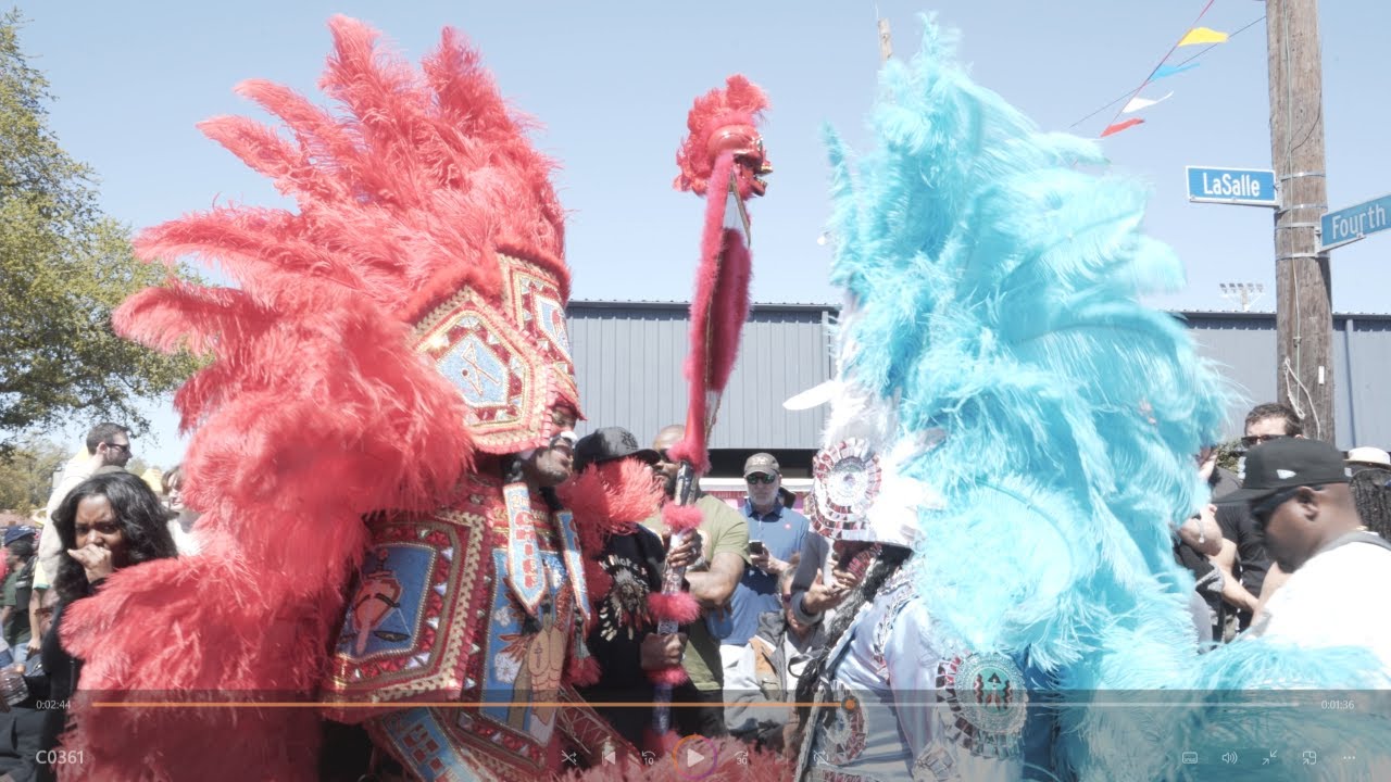 Новый Орлеан | Супервоскресенье 2025 | Индейцы в чёрных масках захватывают улицы Нового Орлеана