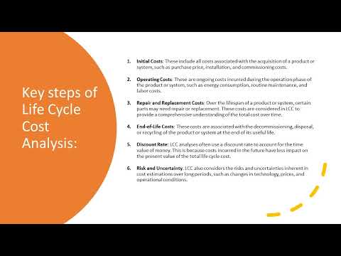 Life Cycle Cost Analysis: Steps By Steps To Do It