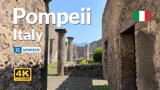 Pompeii 4K Walking Tour Captivating Ancient Ruins Italy 🇮🇹