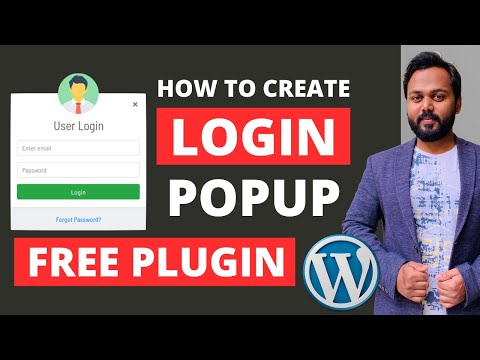 How To Create A Login Popup Form In WordPress | Free Plugin