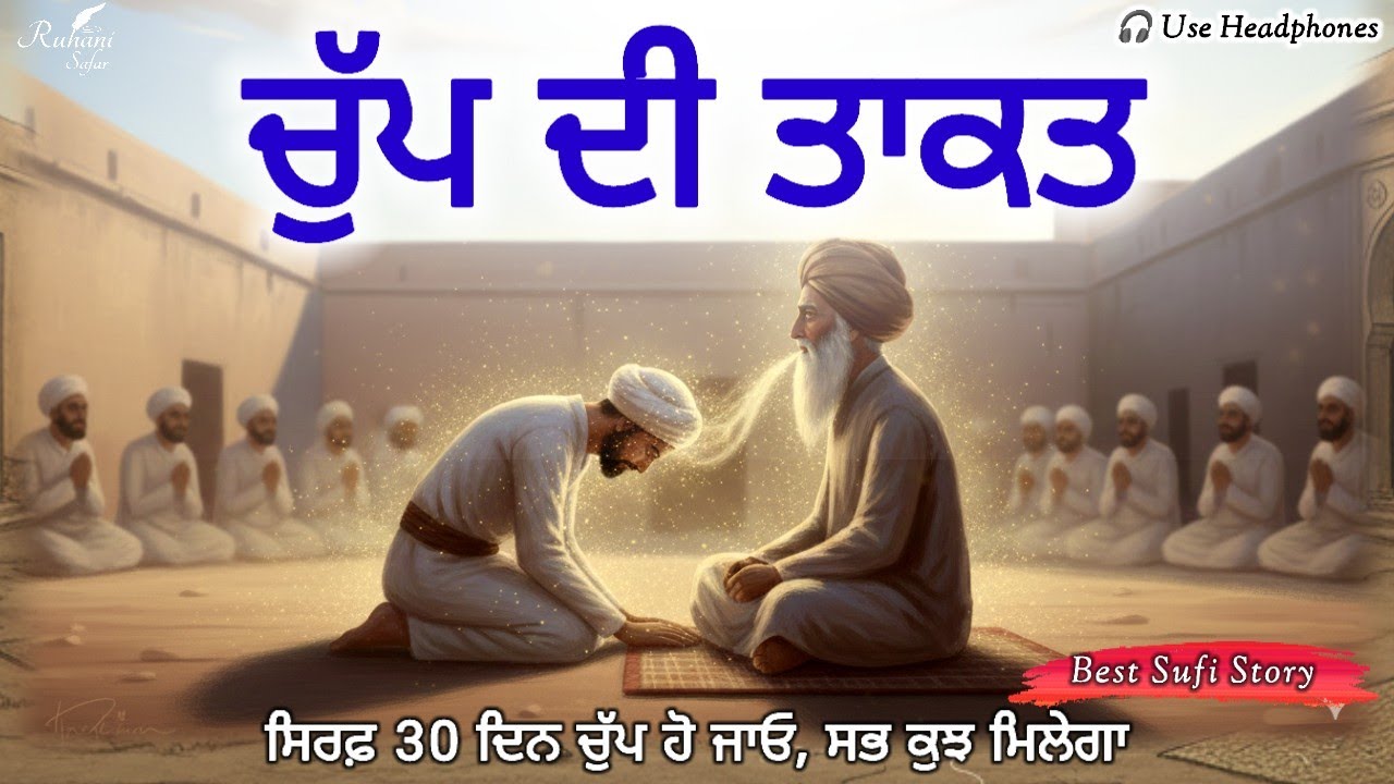 ਚੁੱਪ ਦੀ ਤਾਕਤ ਤੁਹਾਨੂੰ ਮਹਾਨ ਬਣਾ ਦੇਵੇਗੀ | Punjabi Sufi Story | Punjabi Moral Story 