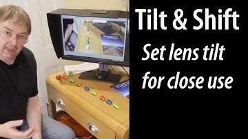 Tilt/shift lens tilt setting for close up work. Placing the plane of focus where you want it