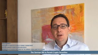 The German Bill to Permit Crypto Securities