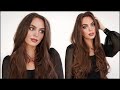 10 minute BLOWOUT with straightener | 90s hair tutorial
