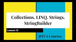 Exclusive .NET Developer Basics. Lesson 13. Collections. LINQ. Strings. StringBuilder Dev Index