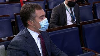 Psaki declines to give Trump credit on vaccines