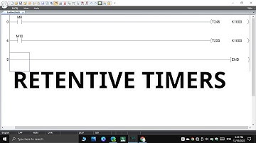 RETENTIVE TIMERS IN WECON PLC | #retentive_timers #timers #wecon_plc