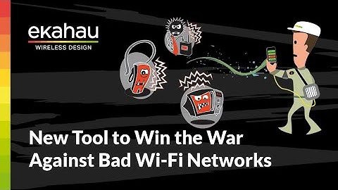 Introducing Ekahau Analyzer for iPhone & iPad - NEW