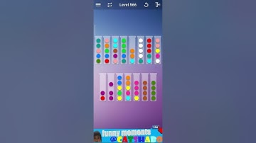 Ball Sort Puzzle Color Sorting Level 566