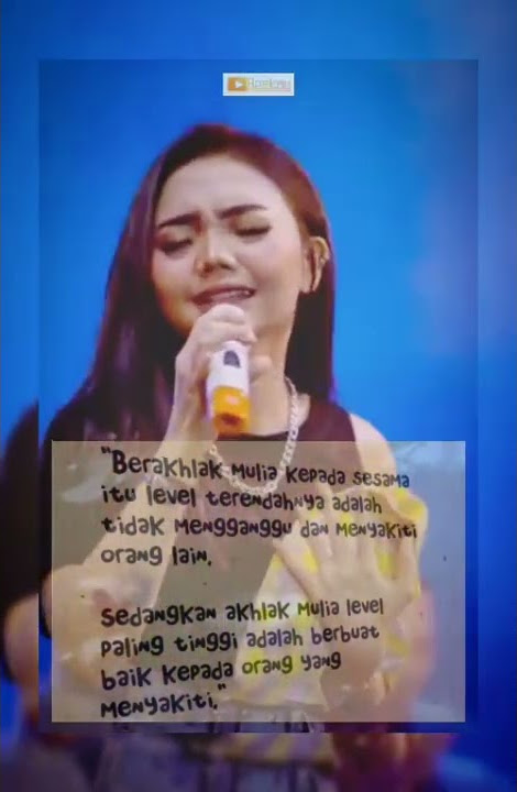 Story/status wa dangdut koplo syahiba saufa - tak sedalam ini (literasi/kata bijak akhlak mulia)