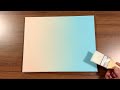 How to blend acrylic paint  realtime demonstration