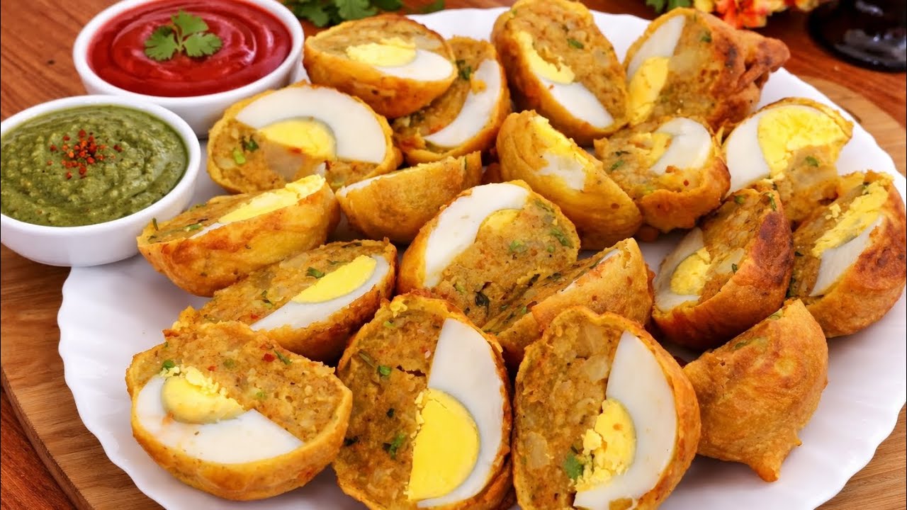 Anda Pakoda Recipe (Ramzan Special) | New Aloo Anda Pakoda Recipe | Iftar Special Boil Egg Kabab 