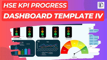 Safety KPI Progress Dashboard Template IV - Download for Free | Link Below