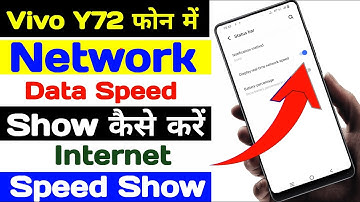 How To Vivo Y72 Network Data Speed Setting, Display Pe Date Speed Show Kaise Kare Vivo Y72 5g