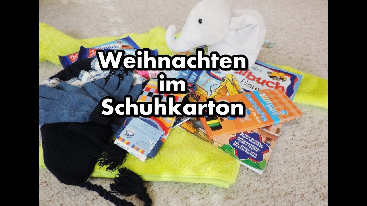 Weihnachten im Schuhkarton | Junge 3-4 Jahre | Was packe ich ein? | White Kisses