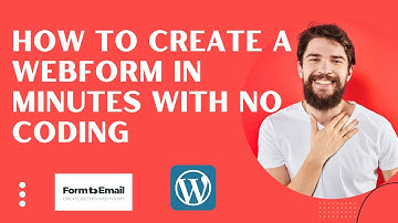 HOW TO CRETAE ANY WEB FORM IN MINUTES WITH NO CODE