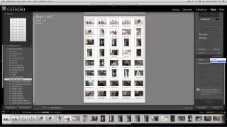 How to Make Contact Sheets in Lightroom