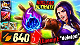 New ARCANE COMET Caitlyn broke League of Legends... (640 AD, ULT ONESHOTS)