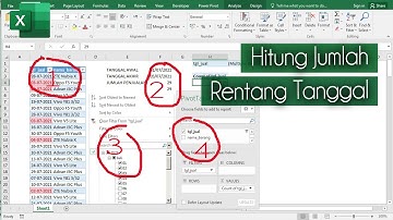 4 cara menghitung jumlah data sesuai dengan kriteria rentang tanggal