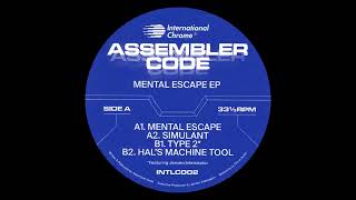 Assembler Code   Hal's Machine Tool