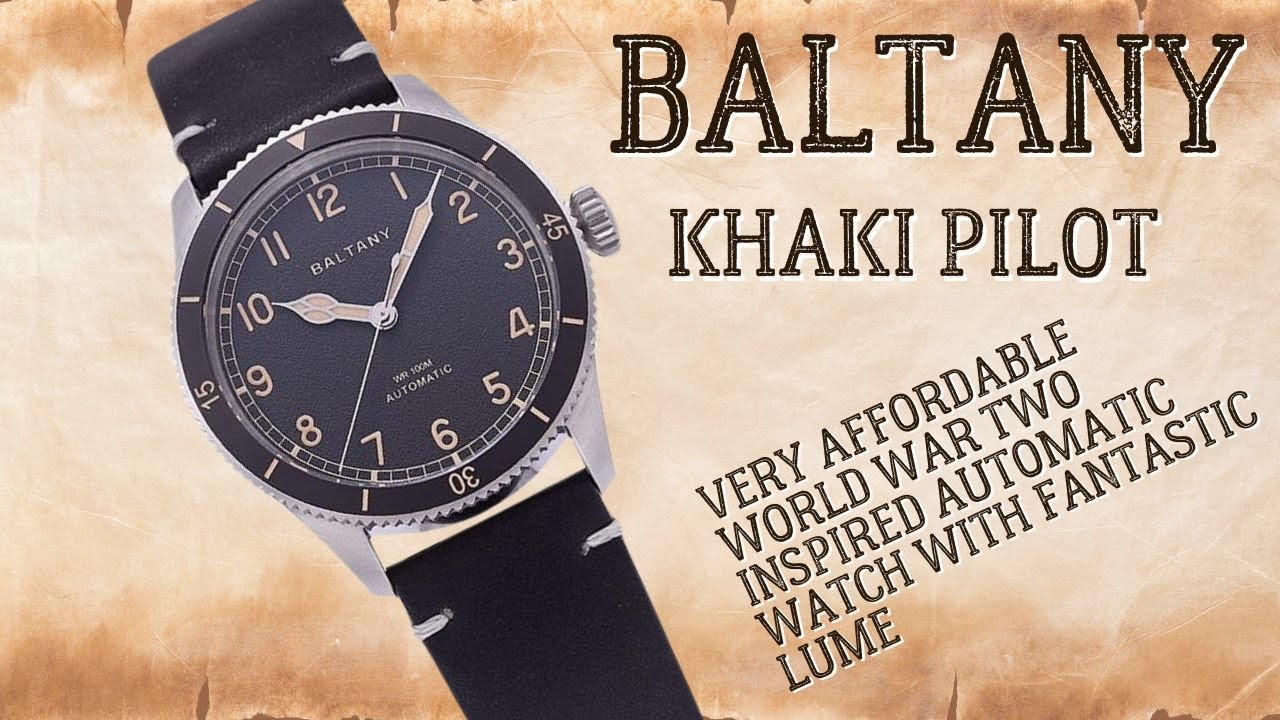 Baltany Did It Again | Value Packed Khaki Pilot Watch - YouTube
