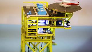 Gas platform model