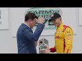Victory Lap: Alex Palou on getting his seventh win of the season at Iowa | INDYCAR on FOX