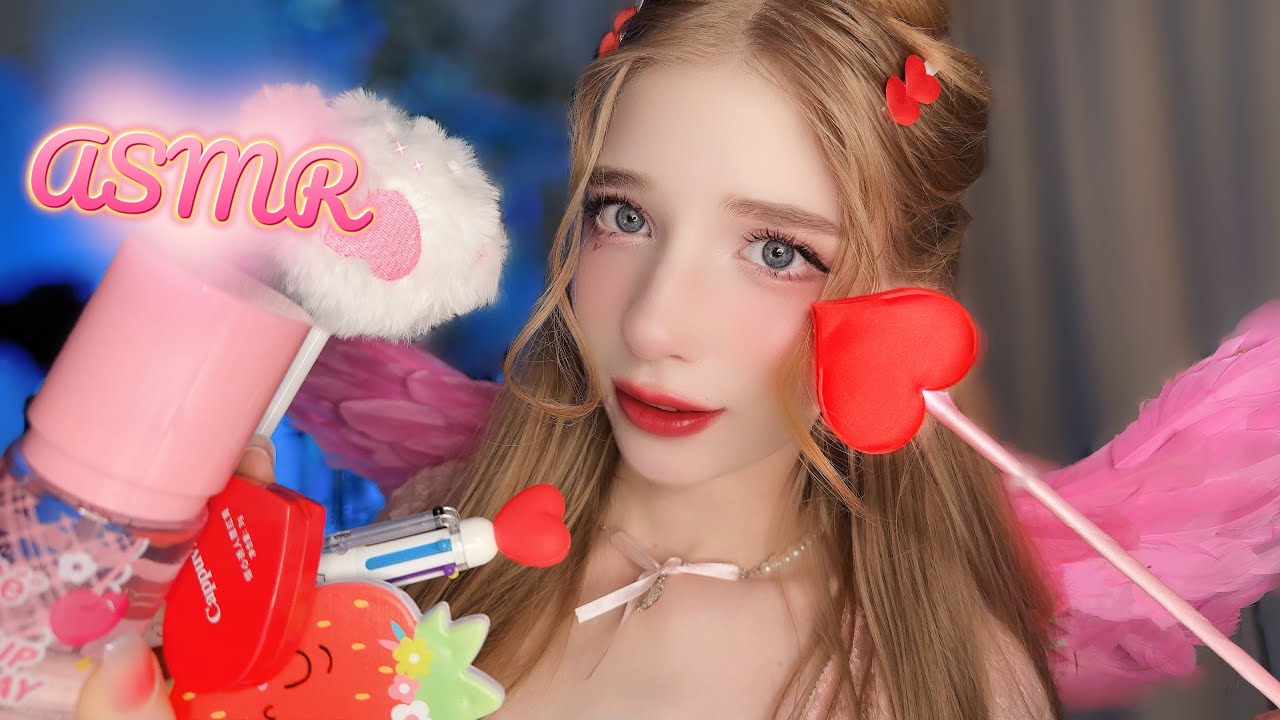 АСМР для сна: Милый Купидон 💘 Призываю любовь и гармонию 💌 Нежный макияж