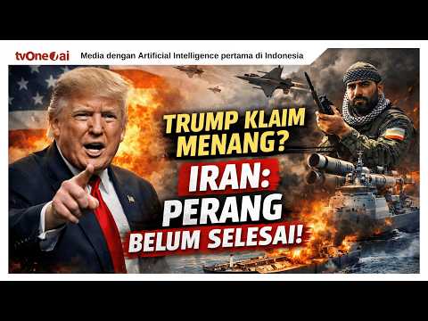 Trump Klaim Menang Sejak Jam Pertama Serangan, Tapi Iran Balas: Perang Belum Selesai