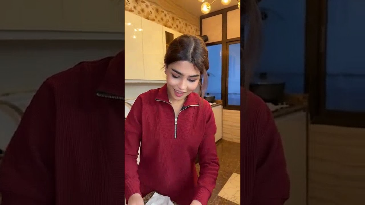 رنيم تحضر اطيب سلطة سورية واسراء تحضر السمك السلمون 😍🌙