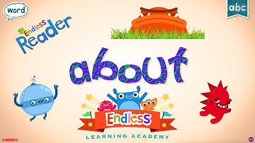 📚 Dive into Learning: Meet the Word "ABOUT" with Endless Reader 🚀 | Fun Sight Words Adventure