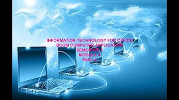 Information technology for business Module 4 Part 4