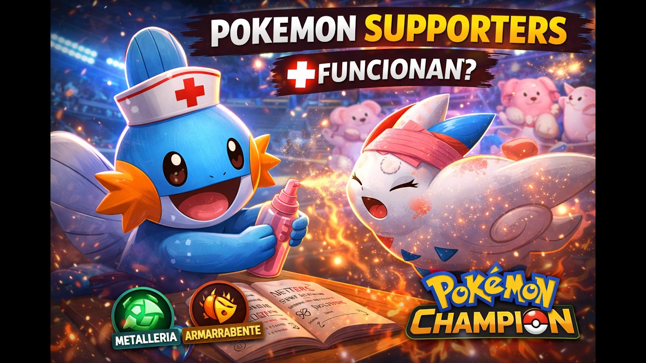 POKEMON SUPPORTERS ¿FUNCIONAN? //POKEMON CHAMPIONS - YouTube