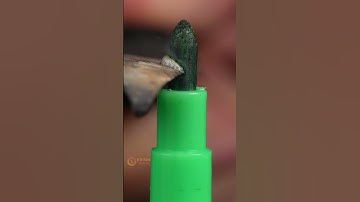 Marker Сutting in Macro ASMR #satisfying #relaxing #closeup
