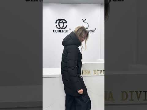 ECAERST 870 Жіноча куртка Нова колекція «Зима 2025-2026» Розміри:s-2xl Біопух, видео 1