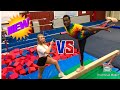 LETTING MY CRUSH TEACH ME GYMNASTICS ** i failed**