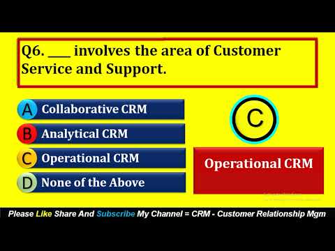CRM MCQs with answers | Customer Relationship Management is about MCQ | MCQ on CRM