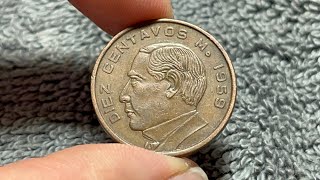 1959 Mexico 10 Centavos Coin • Values, Information, Mintage, History, and More