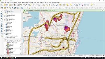 QGIS Tutorials 33: How to create fixed buffer in QGIS | Beginners | QGIS 3.22