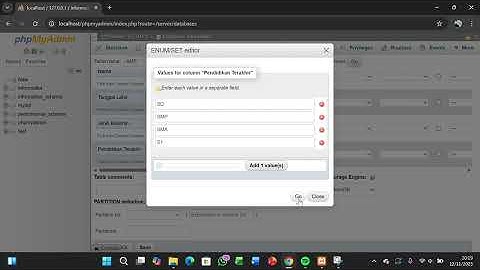 TUTORIAL MEMBUAT DATABASE DI XAMPP / CREATING A DATABASE IN XAMPP