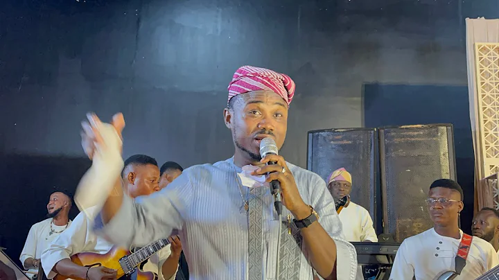 BOYE BEST LIVE ON STAGE AT OMOLARA & RASHEED WEDDING CEREMONY 