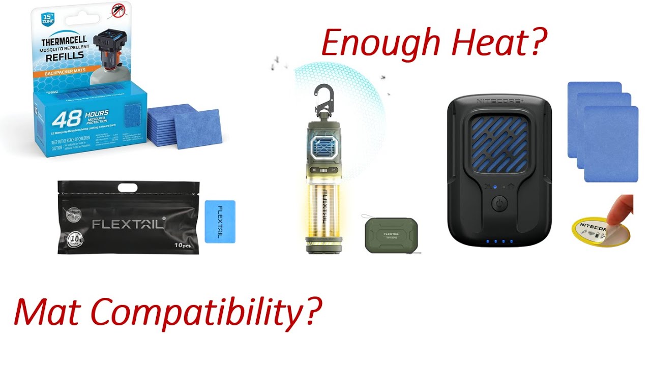 Thermacell E90, Flextail Tiny Repel, Nitecore EMR40 Examined and Tested