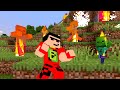 10 BİN ALEVLİ ZOMBİ KOVALADI 🧟 Minecraft Chaos Survival