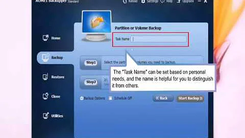Backup partition easily and safely with AOMEI Backupper