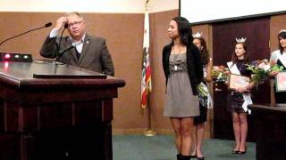 Ashley Receives The Mayors Young Achievement Award