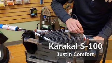 Time Lapse: How to String a Karkal S-100 Squash Racquet