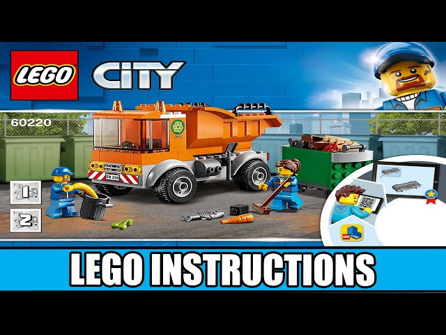 LEGO CITY 60220 GARBAGE TRUCK 4+ YEARS